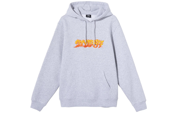 Stüssy Flame Graphic Hoodie Pullover Unisex 118394 圖 4