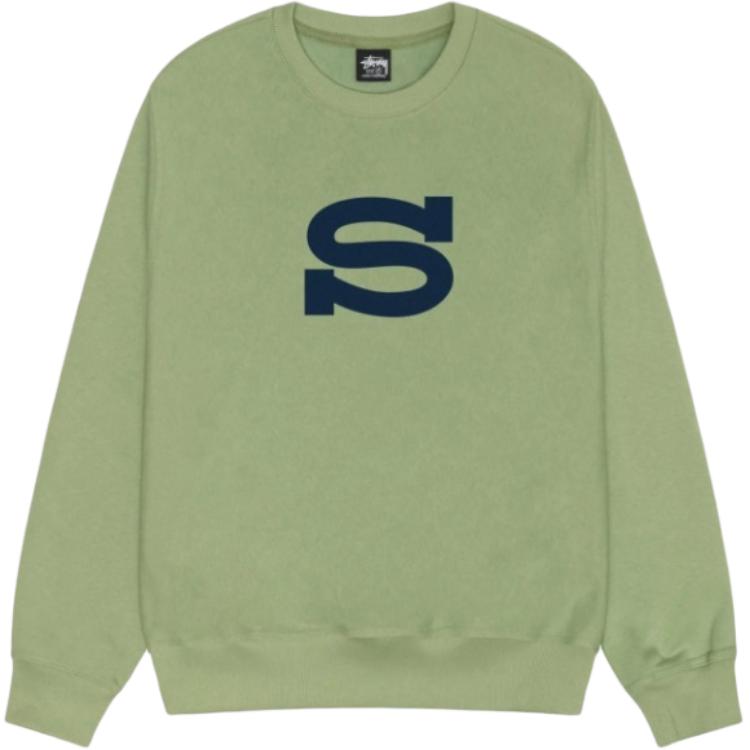 Stüssy Fleece Letter Crewneck Retro Sweatshirt - 1914952