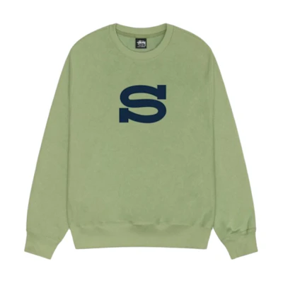 Stüssy Fleece Letter Crewneck Retro Sweatshirt - 1914952