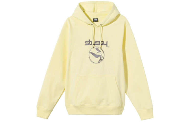 Stüssy Flight Embroidered Hoodie Vintage Unisex Streetwear 118422