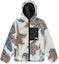 Buy Stüssy Jaket Hoodie Sherpa Bulu Motif Bunga Bone