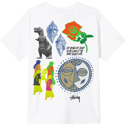 Stüssy 古怪部落白色 T 恤 Buy Stüssy 古怪部落白色 T 恤