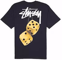 Stüssy Fuzzy Dice Tee Navy Stüssy Fuzzy Dice Tee Navy