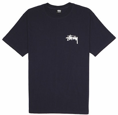 Stüssy Fuzzy Dice Tee Navy Order Stüssy Fuzzy Dice Tee Navy