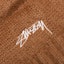 Order Stüssy 棕色毛绒罗纹针织帽