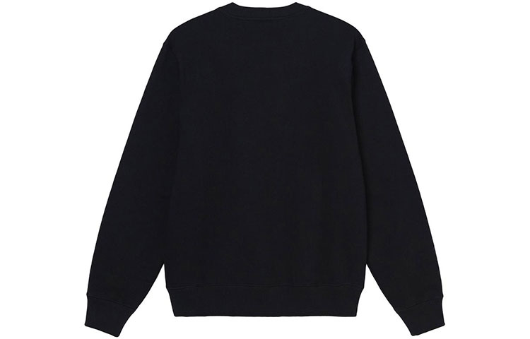 Stüssy FW21 Crown Crewneck Retro Sweatshirt Black 1914755 圖 3