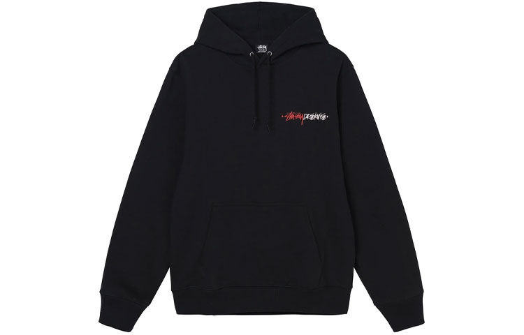 Stüssy FW21 Logo Embroidered Pullover Hoodie Unisex Couples Style 1184421 圖 3