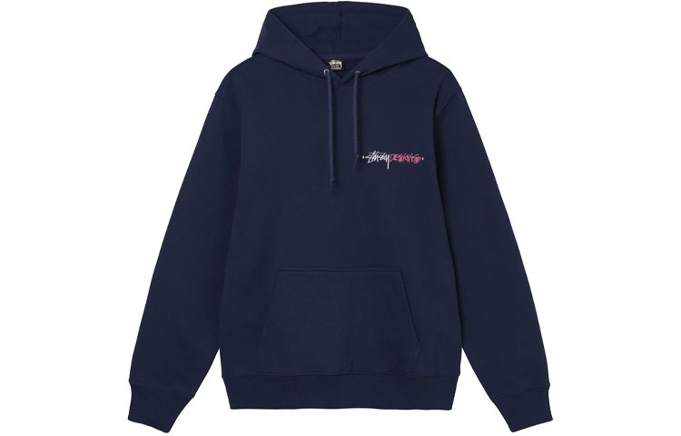Stüssy FW21 Logo Embroidered Pullover Hoodie Unisex Couples Style 1184421 圖 7