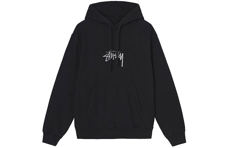Stüssy FW21 Stock Logo Embroidered Hoodie Classic Retro Unisex Sweatshirt 118461
