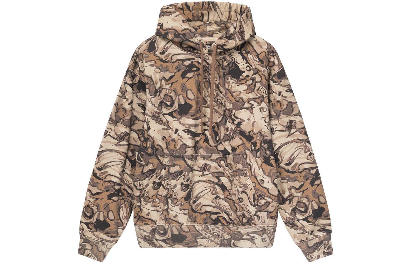 Stüssy FW22 Camo Print Vintage Hoodie Men’s Camouflage 118508