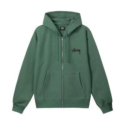 Stüssy FW22 Club Crown Zip Hoodie Retro American Long Sleeve Jacket 1974854