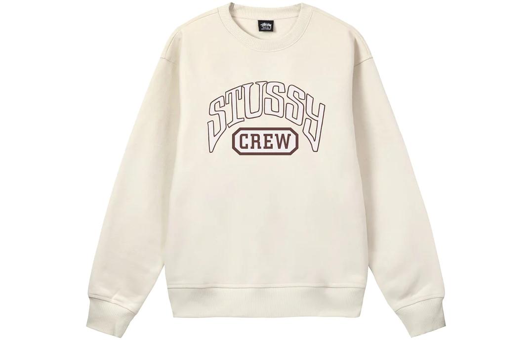 Stüssy FW22 Letter Print Vintage Crewneck Sweatshirt Men 1914851