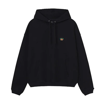 Stüssy FW22 Plain Logo Embroidered Vintage Hoodie Pullover - 118488