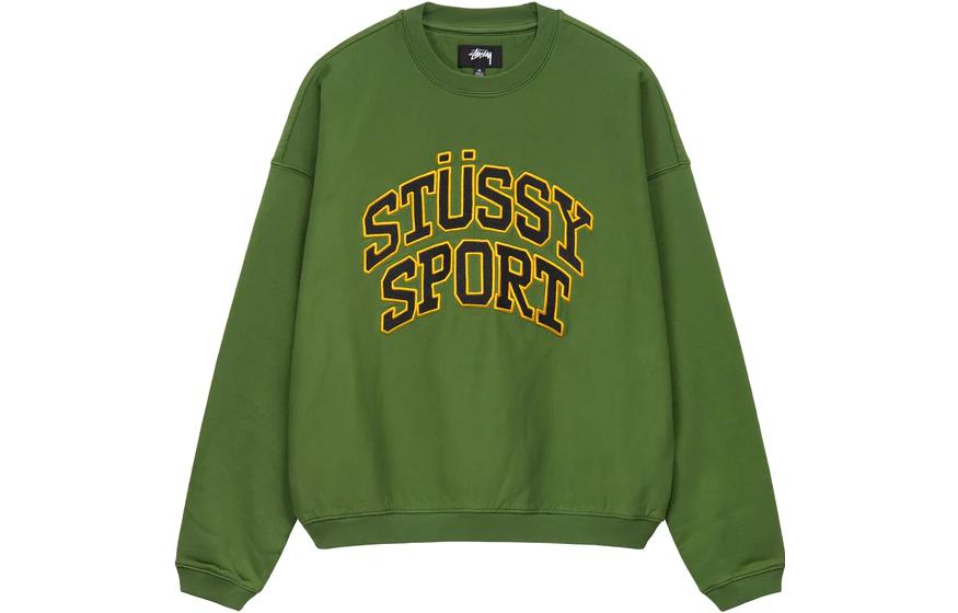 Stüssy FW22 Retro Crewneck Sweatshirt with Embroidered Logo Unisex 118487