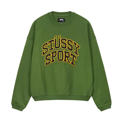 Stüssy FW22 Retro Crewneck Sweatshirt with Embroidered Logo Unisex 118487