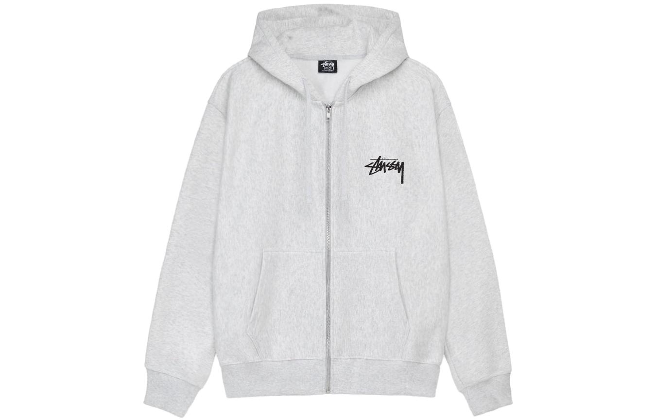 Stüssy FW23 Classic Dot Zip Hoodie Unisex - Colorblock Logo Design 1974929 圖 3
