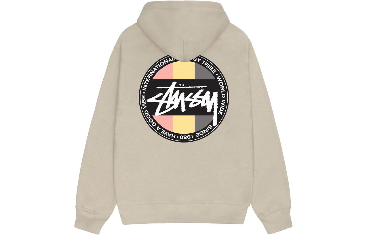 Stüssy FW23 Classic Dot Zip Hoodie Unisex - Colorblock Logo Design 1974929 圖 6