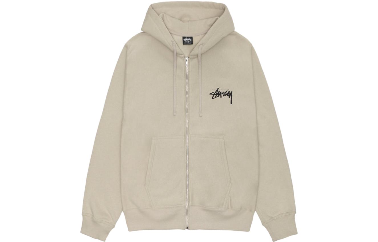 Stüssy FW23 Classic Dot Zip Hoodie Unisex - Colorblock Logo Design 1974929 圖 7