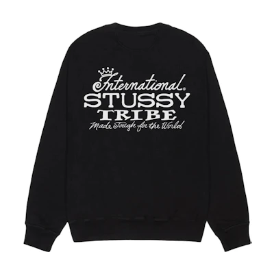 Stüssy FW23 Oversized Pullover Crewneck Sweatshirt with Letter Graphic Unisex 1915020
