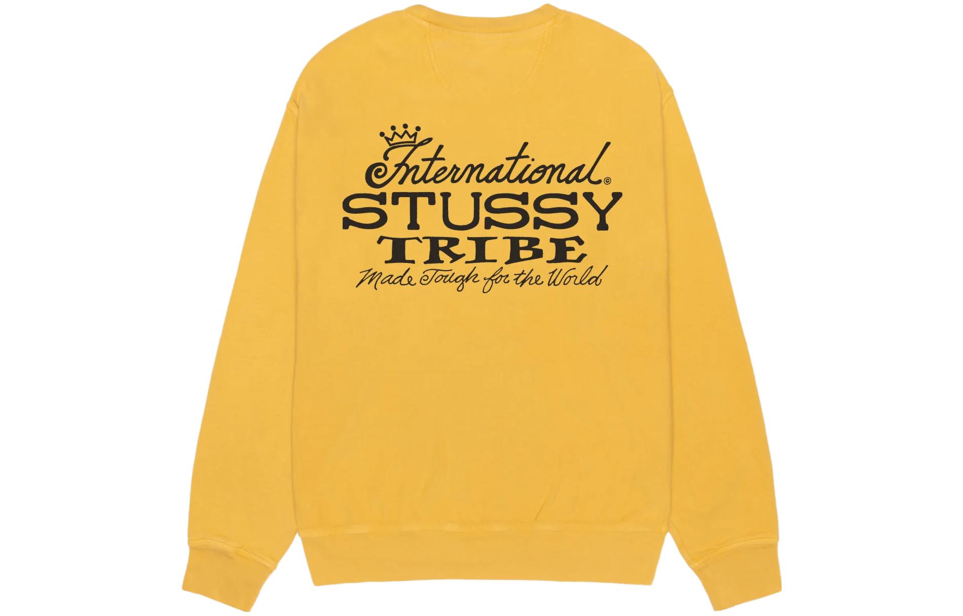Stüssy FW23 Oversized Pullover Crewneck Sweatshirt with Letter Graphic Unisex 1915020 圖 2