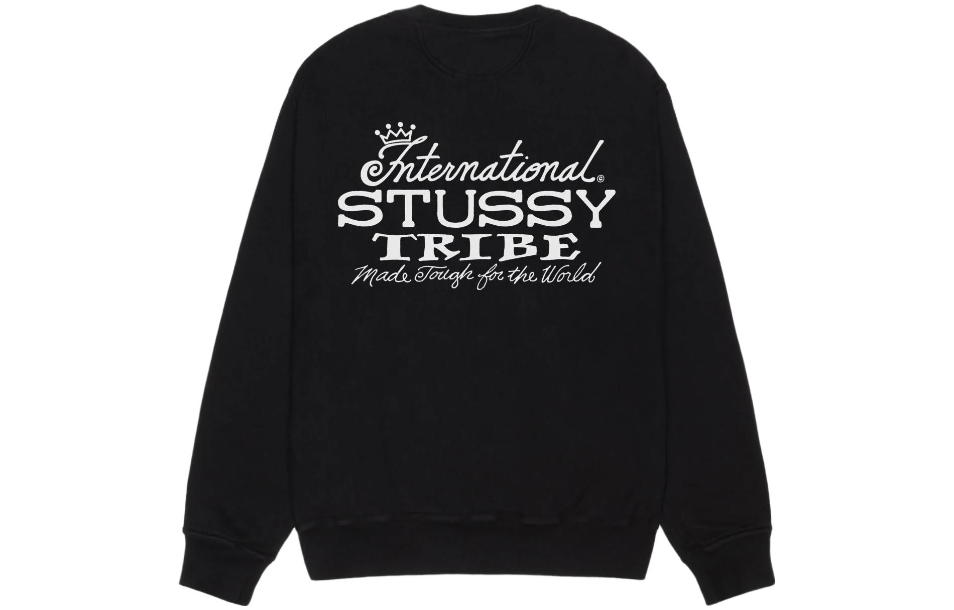Stüssy FW23 Oversized Pullover Crewneck Sweatshirt with Letter Graphic Unisex 1915020 圖 4