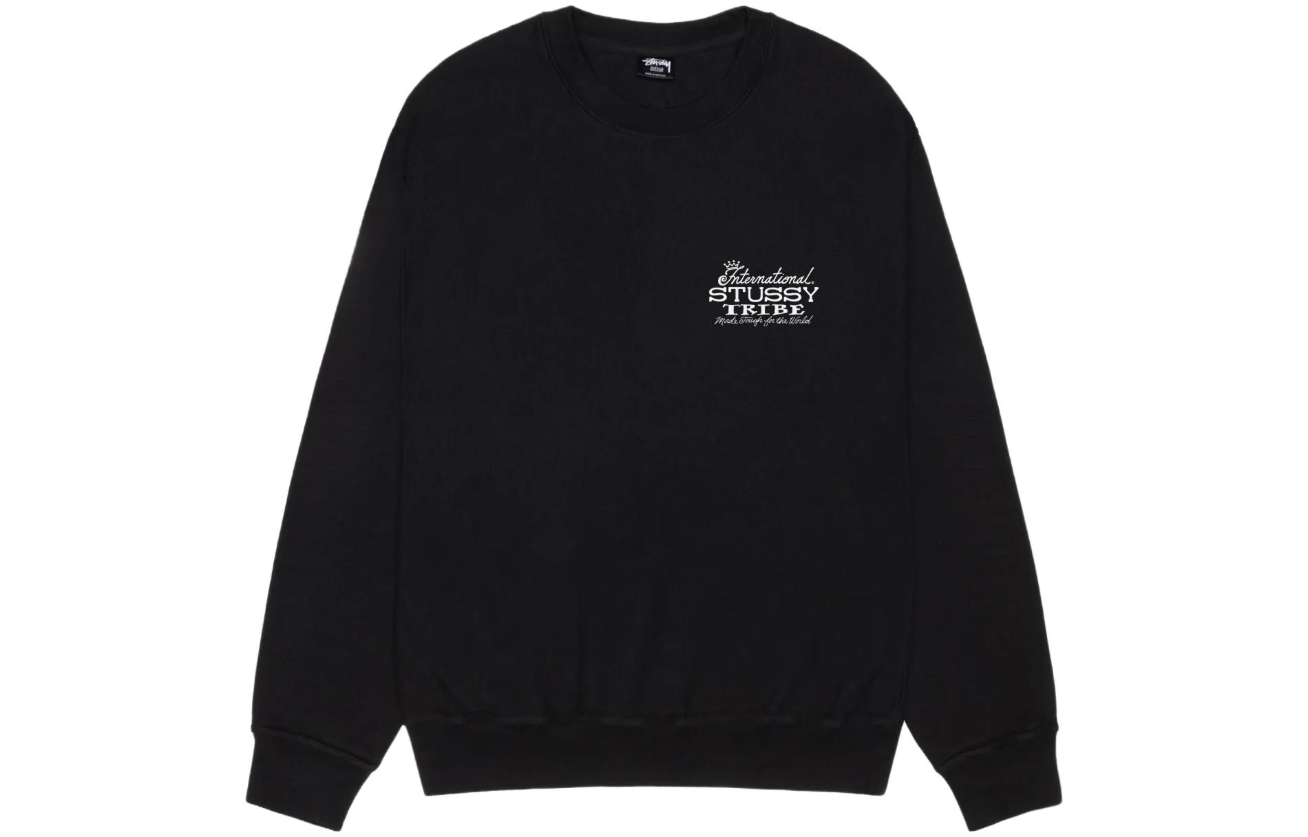 Stüssy FW23 Oversized Pullover Crewneck Sweatshirt with Letter Graphic Unisex 1915020 圖 5