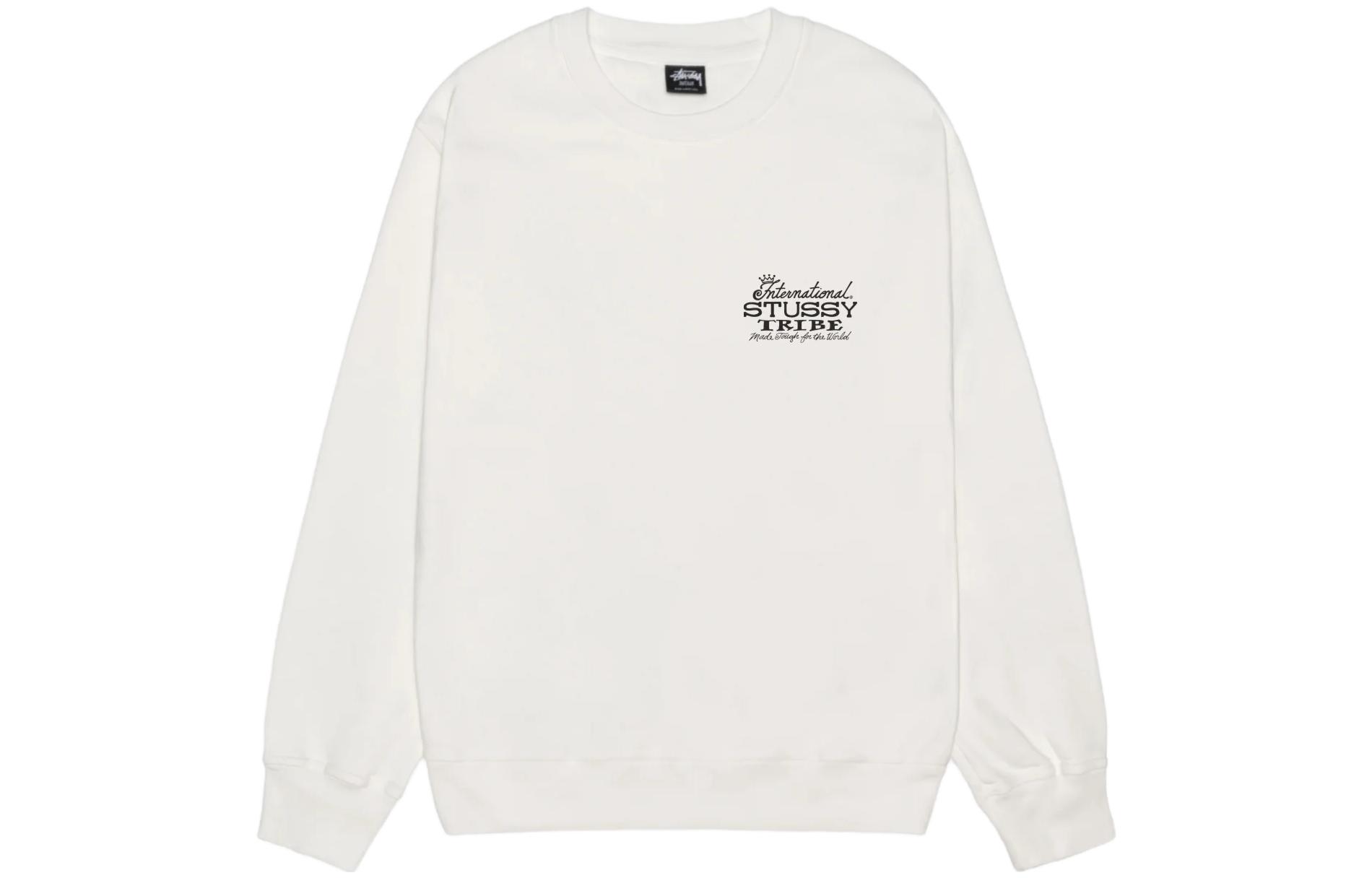 Stüssy FW23 Oversized Pullover Crewneck Sweatshirt with Letter Graphic Unisex 1915020 圖 7