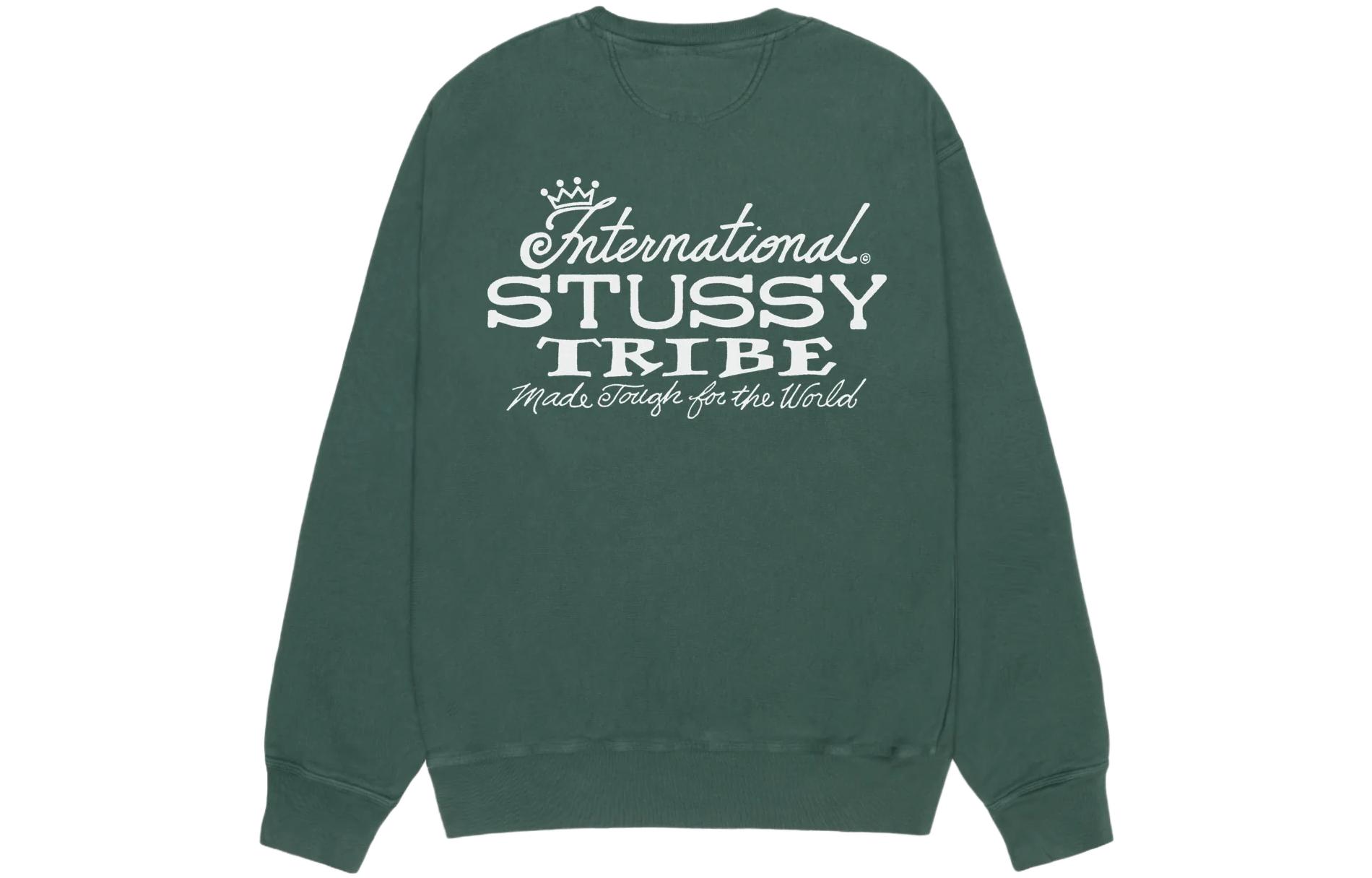 Stüssy FW23 Oversized Pullover Crewneck Sweatshirt with Letter Graphic Unisex 1915020 圖 8