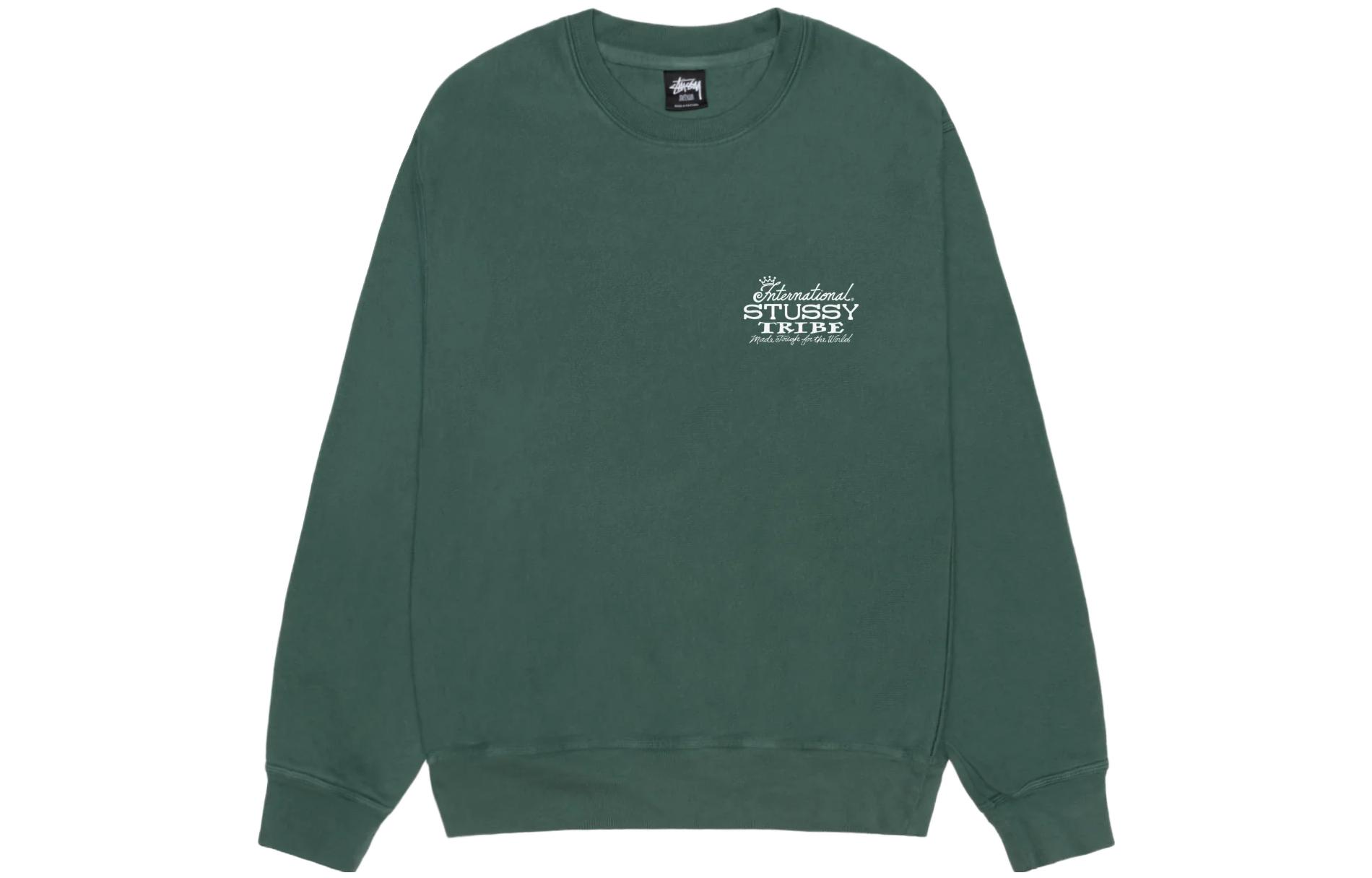 Stüssy FW23 Oversized Pullover Crewneck Sweatshirt with Letter Graphic Unisex 1915020 圖 9