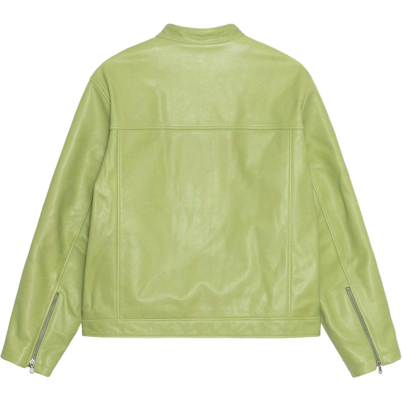 Stüssy FW24 Cafe Racer Leather Jacket Classic Retro Unisex Biker Style 115771-STUSSY 圖 10