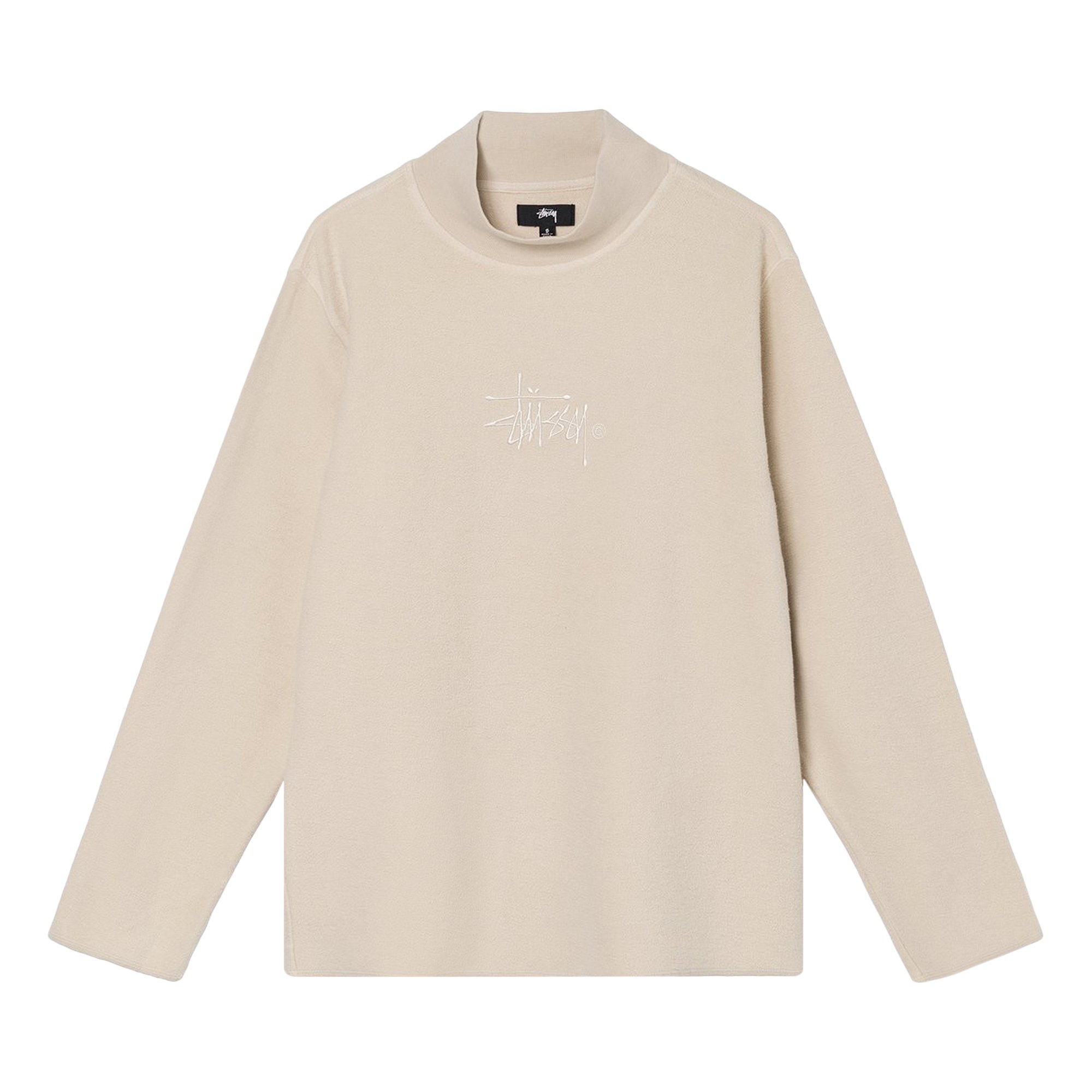 Stüssy Gen Mock Neck Fleece Natural