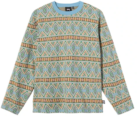 Stüssy Giza 復古部落印花長袖圓領T恤 男女適穿 1140245 Buy Stüssy Giza 復古部落印花長袖圓領T恤 男女適穿 1140245