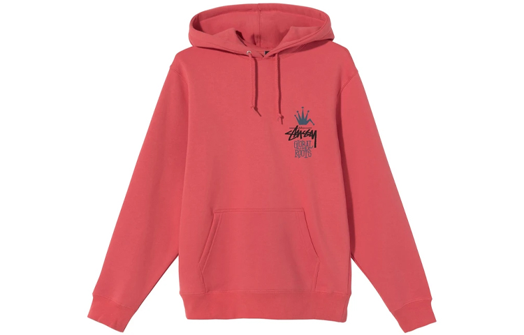 Stüssy Global Roots Hoodie Back Logo Print Pullover Unisex Winter Sweatshirt 1924622 圖 10