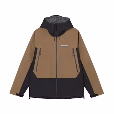 Stüssy GTX Logo Embroidered Waterproof Vintage American Style Jacket Men 315297