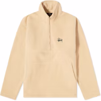 Stüssy Half Zip Mock Neck Beige Stüssy Half Zip Mock Neck Beige