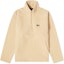 Buy Stüssy Half Zip Mock Neck Beige