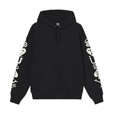 Stüssy Hearts & Spades Hoodie SS22 Retro Fleece Unisex Winter Streetwear 1924775