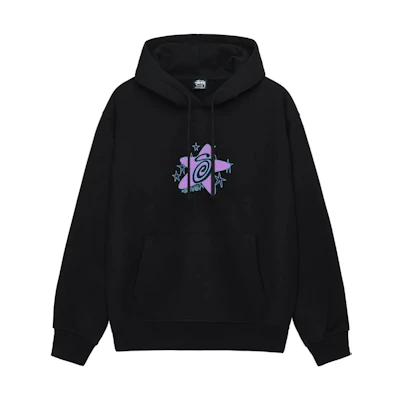 Stüssy Holiday FW23 Galaxy Hoodie Unisex Vintage American Style Sweatshirt 1924980