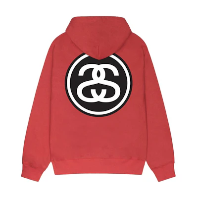 Stüssy Holiday FW23 SS-Link Zip Hoodie Retro Unisex Hoodie with Chain Design 1974970