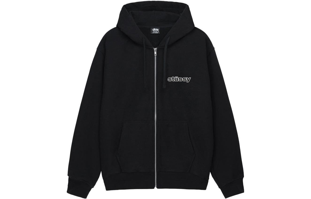 Stüssy Holiday FW23 SS-Link Zip Hoodie Retro Unisex Hoodie with Chain Design 1974970 圖 7