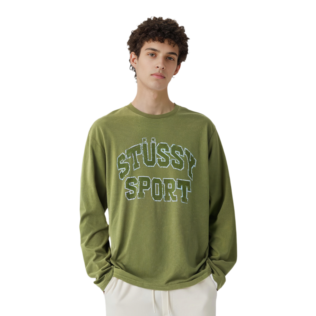 Stüssy Holiday Series Logo Printed Vintage Fleece Crewneck Sweatshirt Unisex 1140357 圖 11