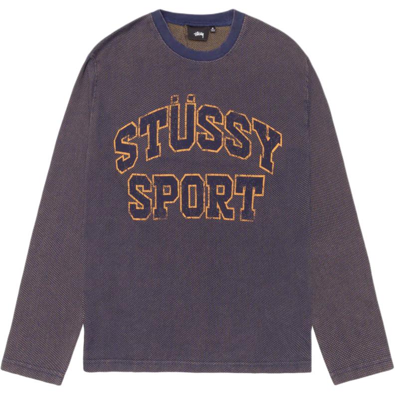 Stüssy Holiday Series Logo Printed Vintage Fleece Crewneck Sweatshirt Unisex 1140357 圖 2