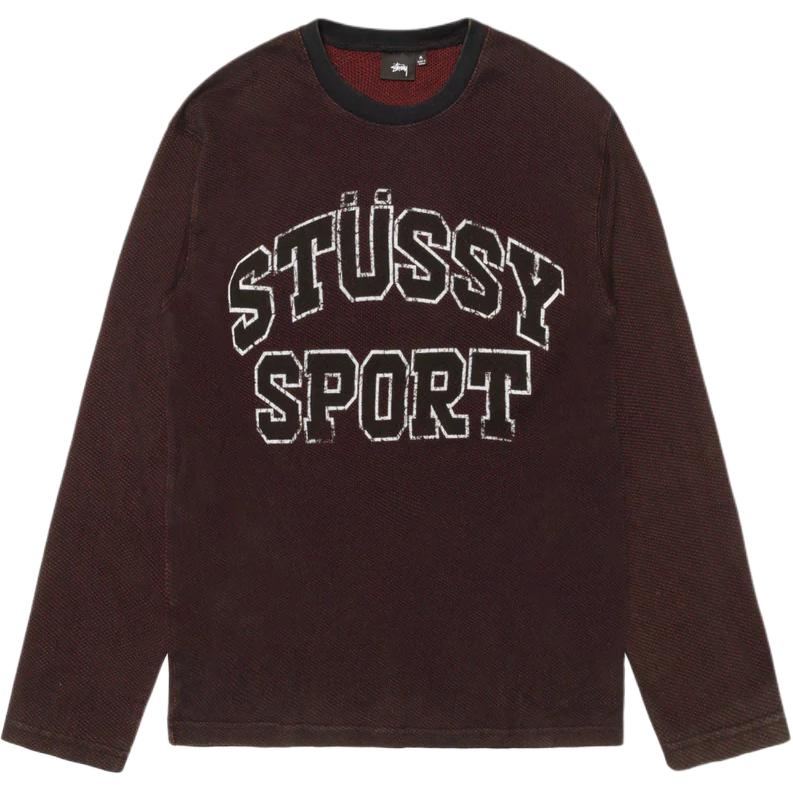 Stüssy Holiday Series Logo Printed Vintage Fleece Crewneck Sweatshirt Unisex 1140357 圖 5