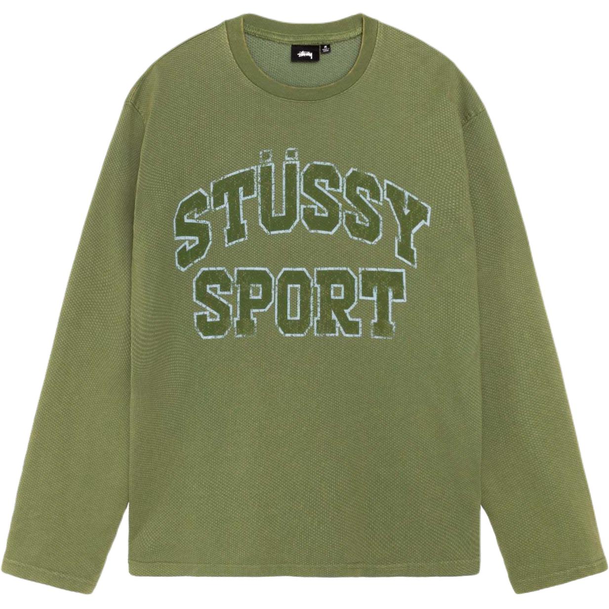 Stüssy Holiday Series Logo Printed Vintage Fleece Crewneck Sweatshirt Unisex 1140357 圖 8