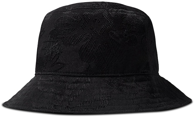 Stüssy Jacquard Hawaiian Bucket Hat Black Buy Stüssy Jacquard Hawaiian Bucket Hat Black