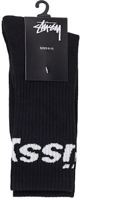 Stüssy Jacquard Logo Sock Black Order Stüssy Jacquard Logo Sock Black
