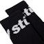 Lookbook Stüssy Jacquard Logo Sock Black