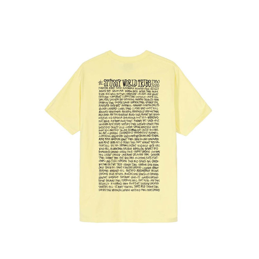 Stüssy Jamaica World Tribe Tee Yellow 圖 2