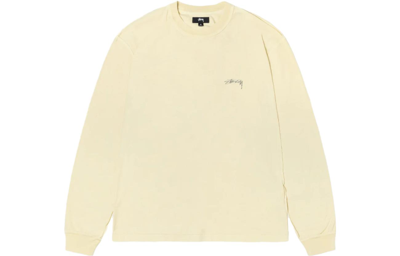 Stüssy Letter Print Crewneck Retro Casual Unisex Long-Sleeve Sweatshirt 1140333 圖 2