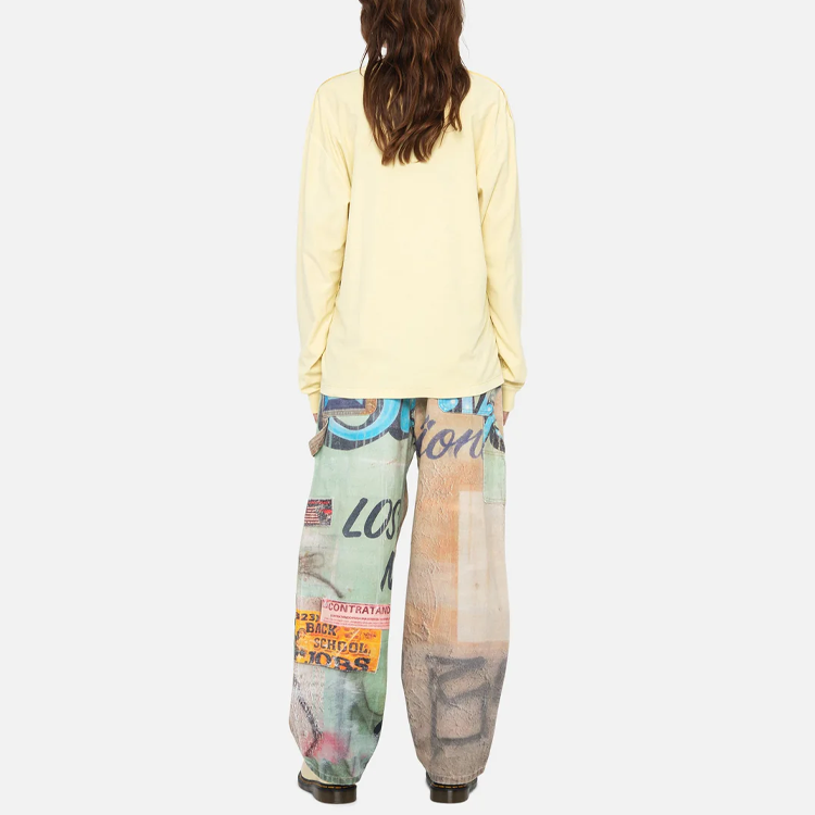 Stüssy Letter Print Crewneck Retro Casual Unisex Long-Sleeve Sweatshirt 1140333 圖 7